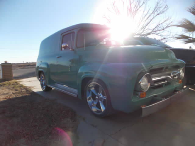 1956 Green Ford F-100 Wagon