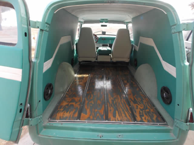 1956 Green Ford F-100 Wagon
