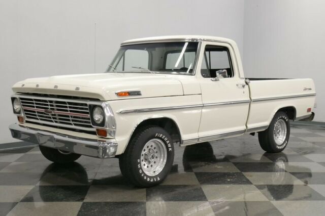 1969 White Ford F-100 Pickup Truck