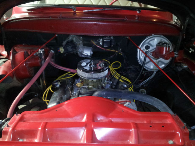 1953 Red Ford F-100 Standard Cab Pickup