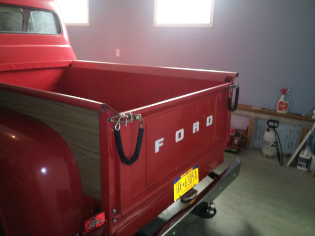 1953 Red Ford F-100 Standard Cab Pickup