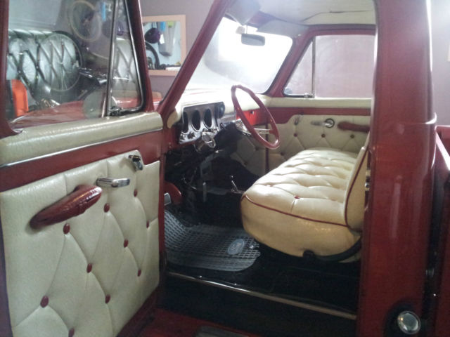 1953 Red Ford F-100 Standard Cab Pickup