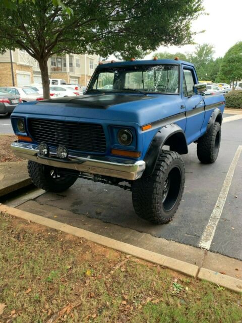 1978 Blue Ford F-150 Standard Cab Pickup