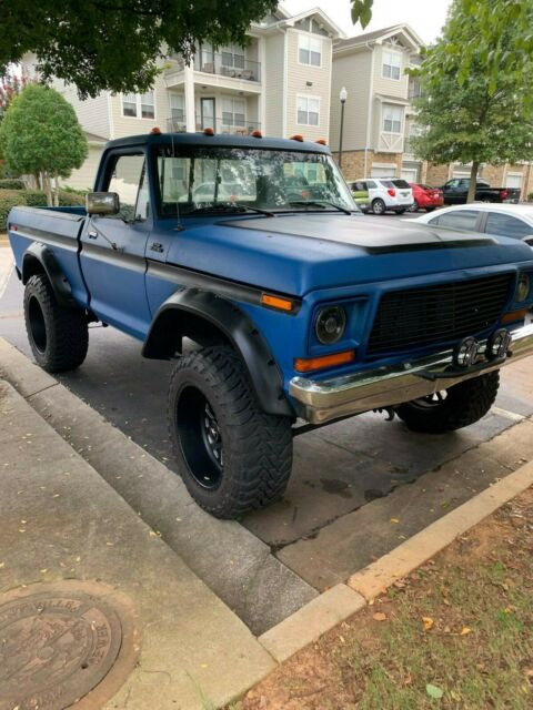 1978 Blue Ford F-150 Standard Cab Pickup