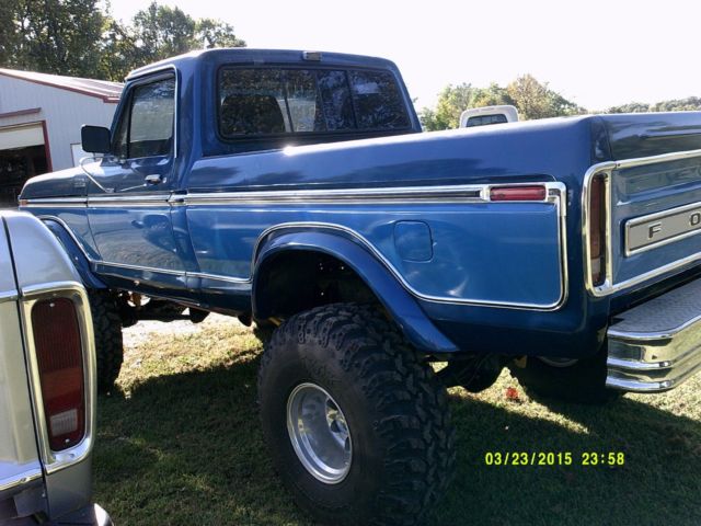 1979 Blue Ford F-150 short bed