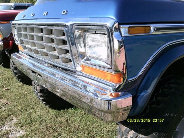 1979 Blue Ford F-150 short bed