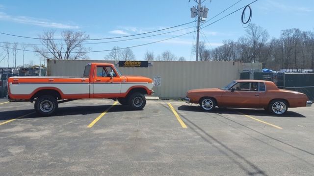 1978 Orange Ford F-150 Standard Cab Pickup