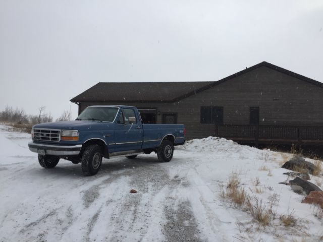 1993 Blue Ford F-250