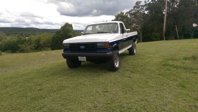 1993 Blue Ford F-250