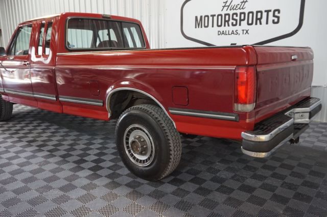 1990 Red Ford F-250 Pickup Truck