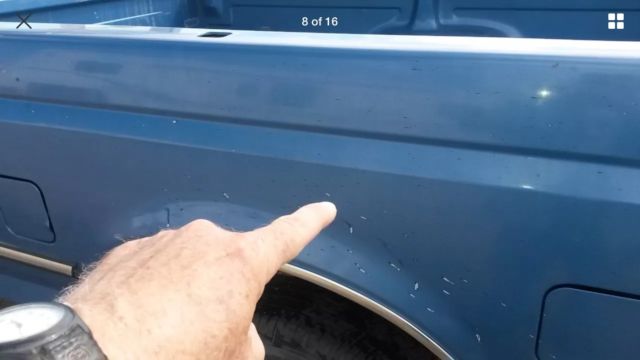 1993 Blue Ford F-250