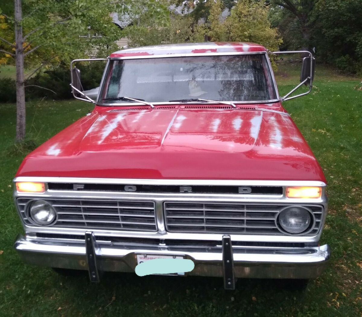 1974 Red Ford F-250 Standard Cab Pickup