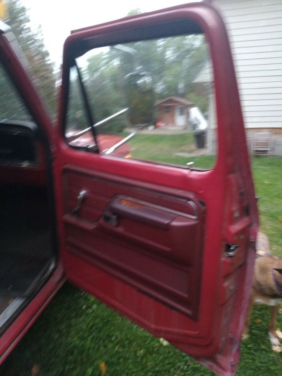 1974 Red Ford F-250 Standard Cab Pickup