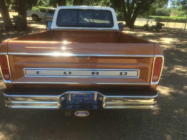 1976 Gold Ford F-250 longbed