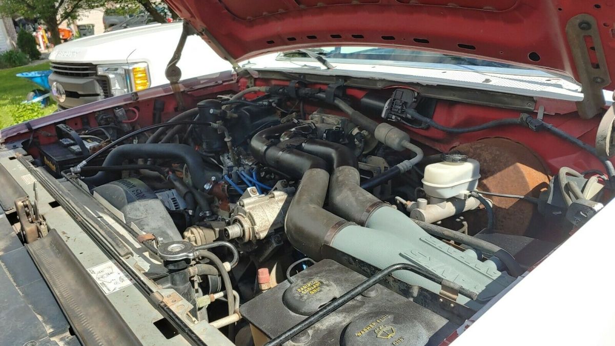 1992 White Ford F-350 Crew Cab Pickup