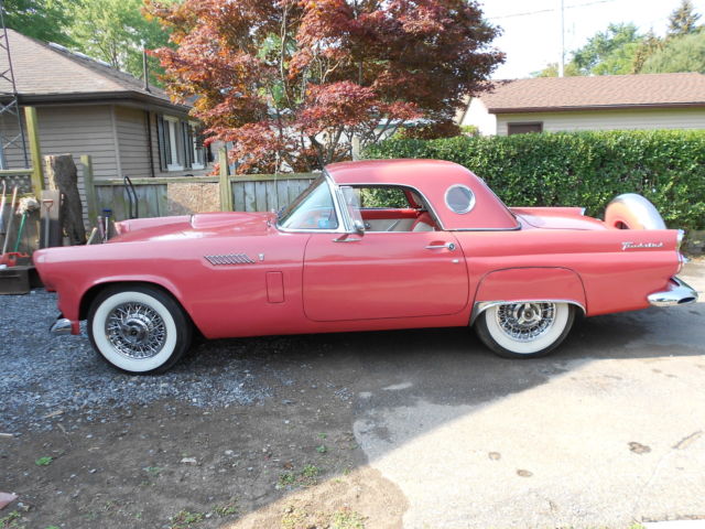 1956 Fiesta Red Ford Thunderbird Convertible