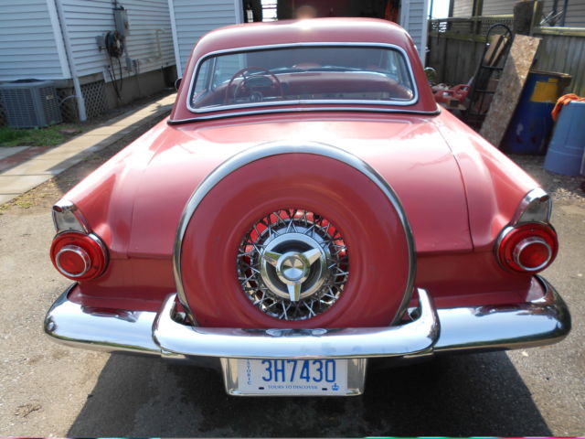 1956 Fiesta Red Ford Thunderbird Convertible