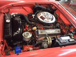 1956 Fiesta Red Ford Thunderbird Convertible