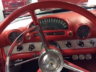 1956 Fiesta Red Ford Thunderbird Convertible