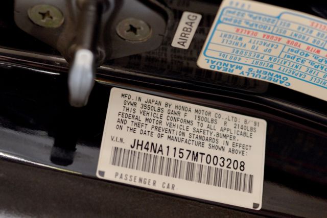 1991 Black Acura NSX Coupe