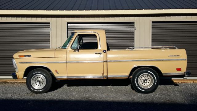 1968 Tan Ford F-100 Standard Cab Pickup