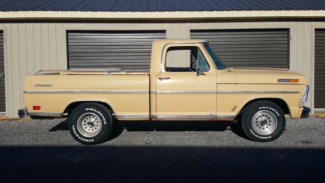 1968 Tan Ford F-100 Standard Cab Pickup