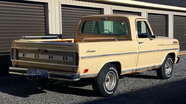 1968 Tan Ford F-100 Standard Cab Pickup