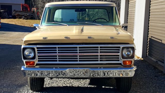 1968 Tan Ford F-100 Standard Cab Pickup