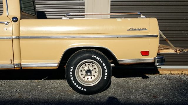 1968 Tan Ford F-100 Standard Cab Pickup