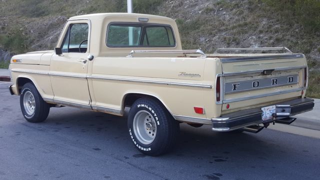 1968 Tan Ford F-100 Standard Cab Pickup