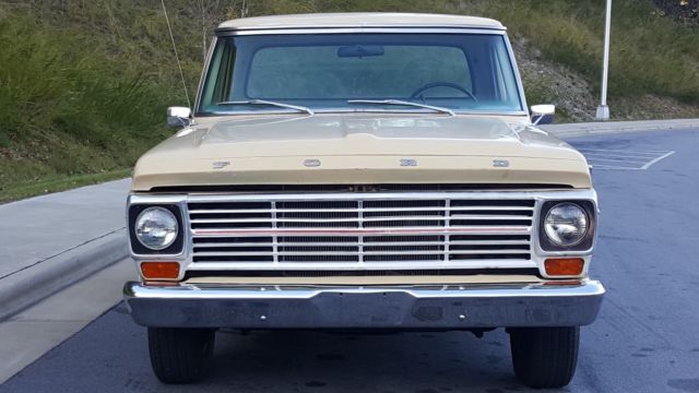 1968 Tan Ford F-100 Standard Cab Pickup