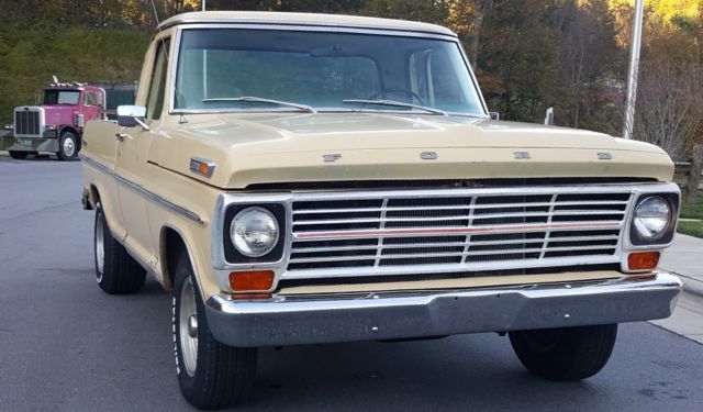 1968 Tan Ford F-100 Standard Cab Pickup