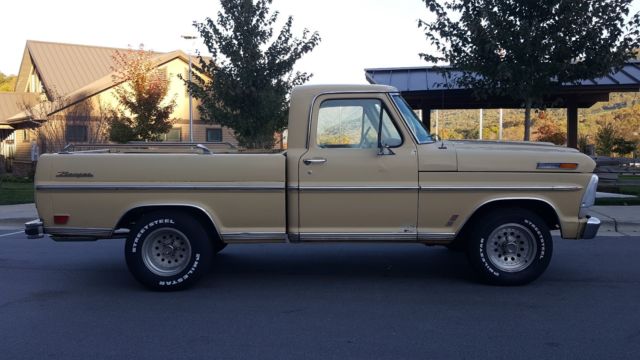 1968 Tan Ford F-100 Standard Cab Pickup