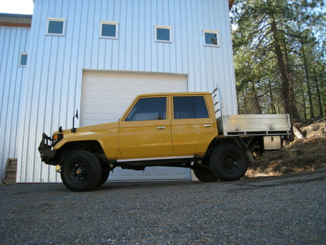 1993 Yellow Toyota Land Cruiser Cab & Chassis