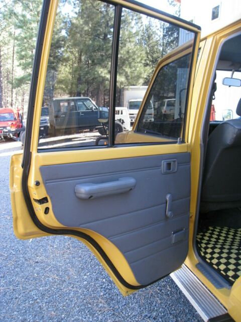 1993 Yellow Toyota Land Cruiser Cab & Chassis