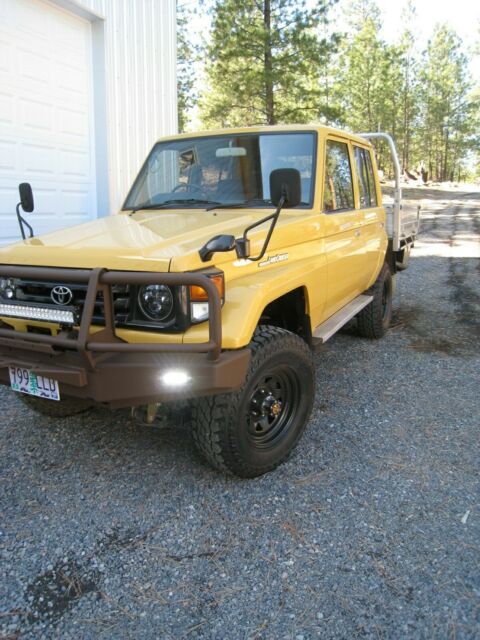1993 Yellow Toyota Land Cruiser Cab & Chassis