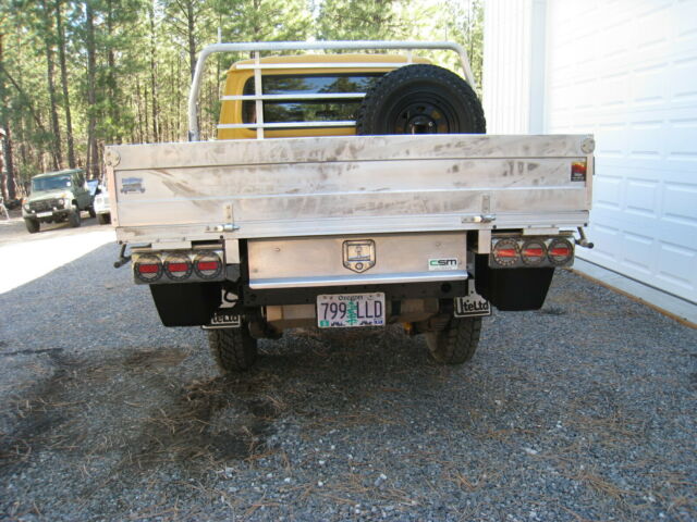 1993 Yellow Toyota Land Cruiser Cab & Chassis