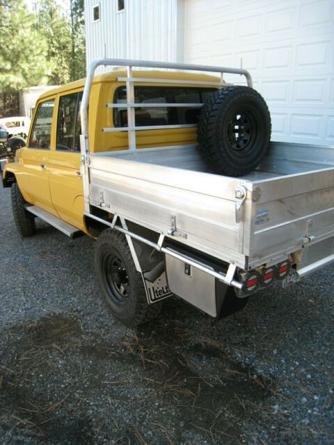 1993 Yellow Toyota Land Cruiser Cab & Chassis