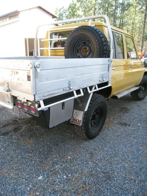 1993 Yellow Toyota Land Cruiser Cab & Chassis