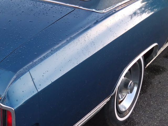 1970 Blue Chevrolet Monte Carlo Coupe