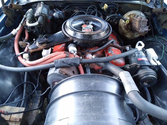 1970 Blue Chevrolet Monte Carlo Coupe