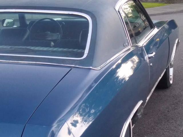 1970 Blue Chevrolet Monte Carlo Coupe