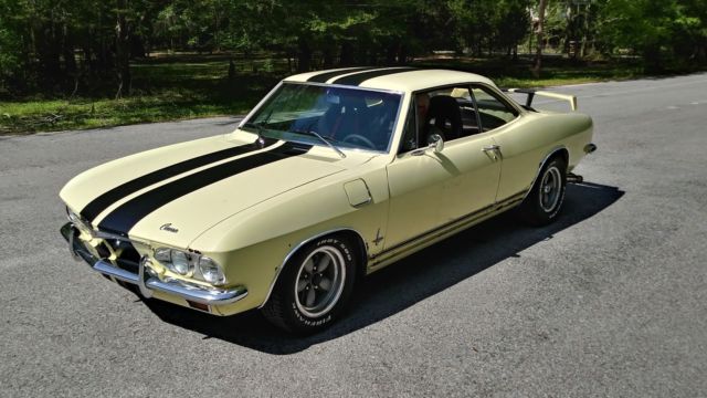 1965 Butternut Yellow Chevrolet Corvair Coupe
