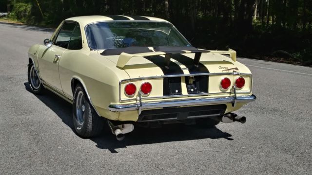 1965 Butternut Yellow Chevrolet Corvair Coupe