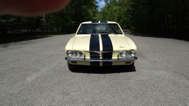1965 Butternut Yellow Chevrolet Corvair Coupe