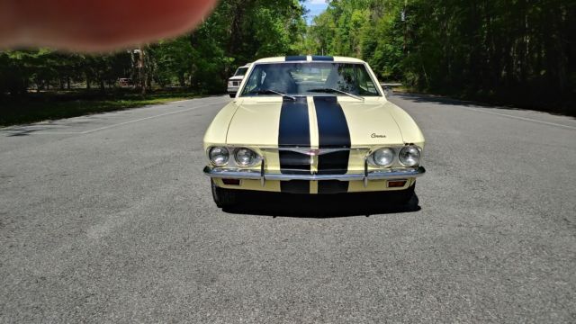 1965 Butternut Yellow Chevrolet Corvair Coupe