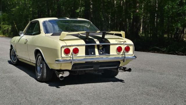 1965 Butternut Yellow Chevrolet Corvair Coupe