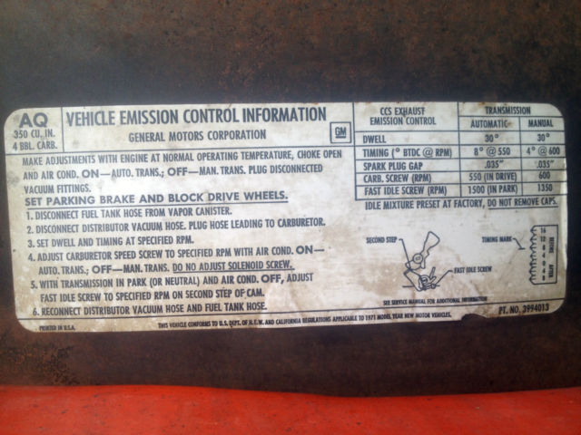 1971 Hugger Orange & White GMC Sierra 1500 Regular Cab Pickup