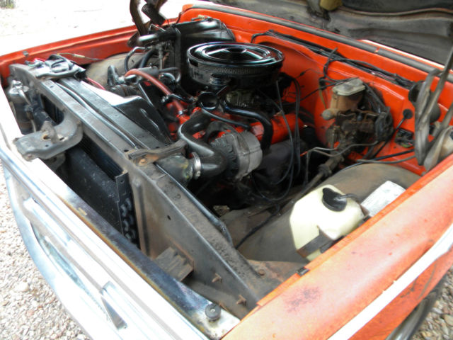 1971 Hugger Orange & White GMC Sierra 1500 Regular Cab Pickup