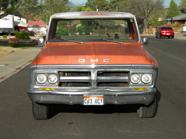 1971 Hugger Orange & White GMC Sierra 1500 Regular Cab Pickup